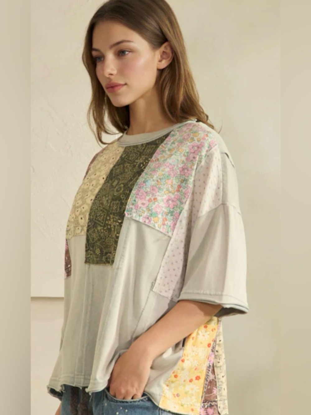 New nwt Oli & Hali patchwork top ladies XS S M L brand new collection - Picture 4 of 5